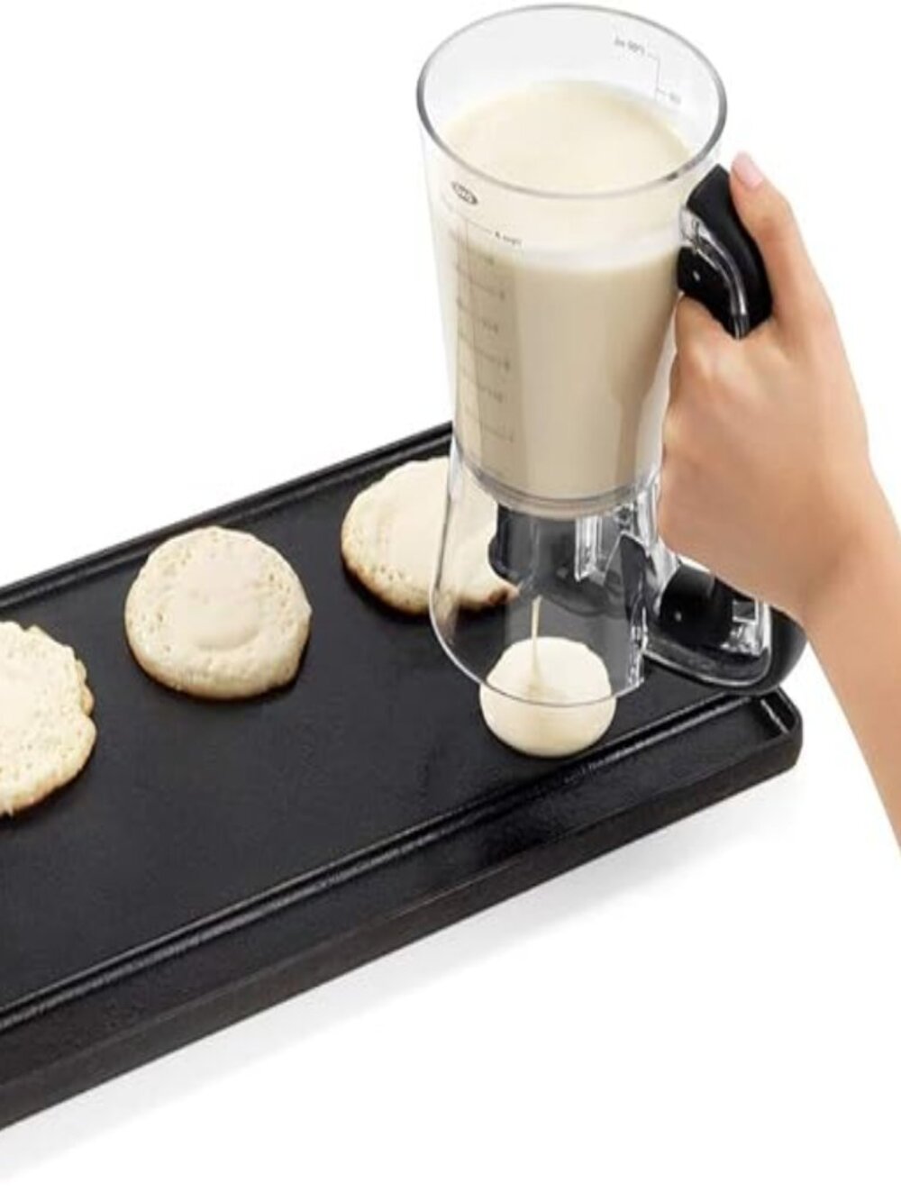 4-Cup OXO Batter Dispenser – Perfect for Pancakes, Crepes & Cupcakes - Picture 4 of 5